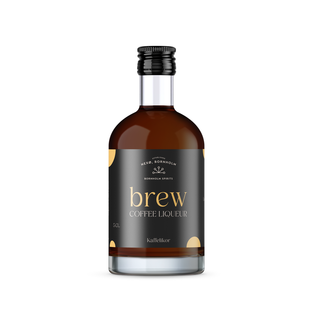 Brew Kaffelikør 18% - 5 cl - Bornholm Spirits