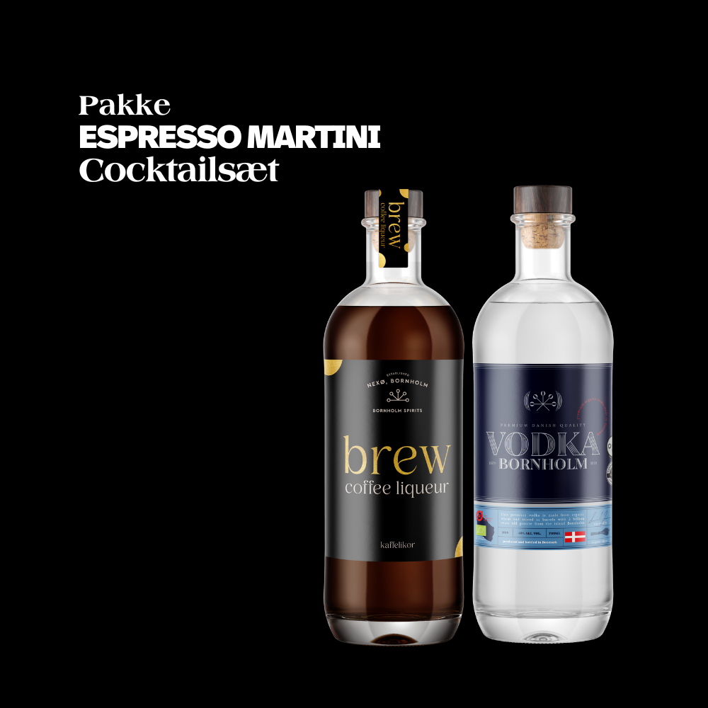 Paket EspressoMartiniCocktailSet Bornholm Spirits