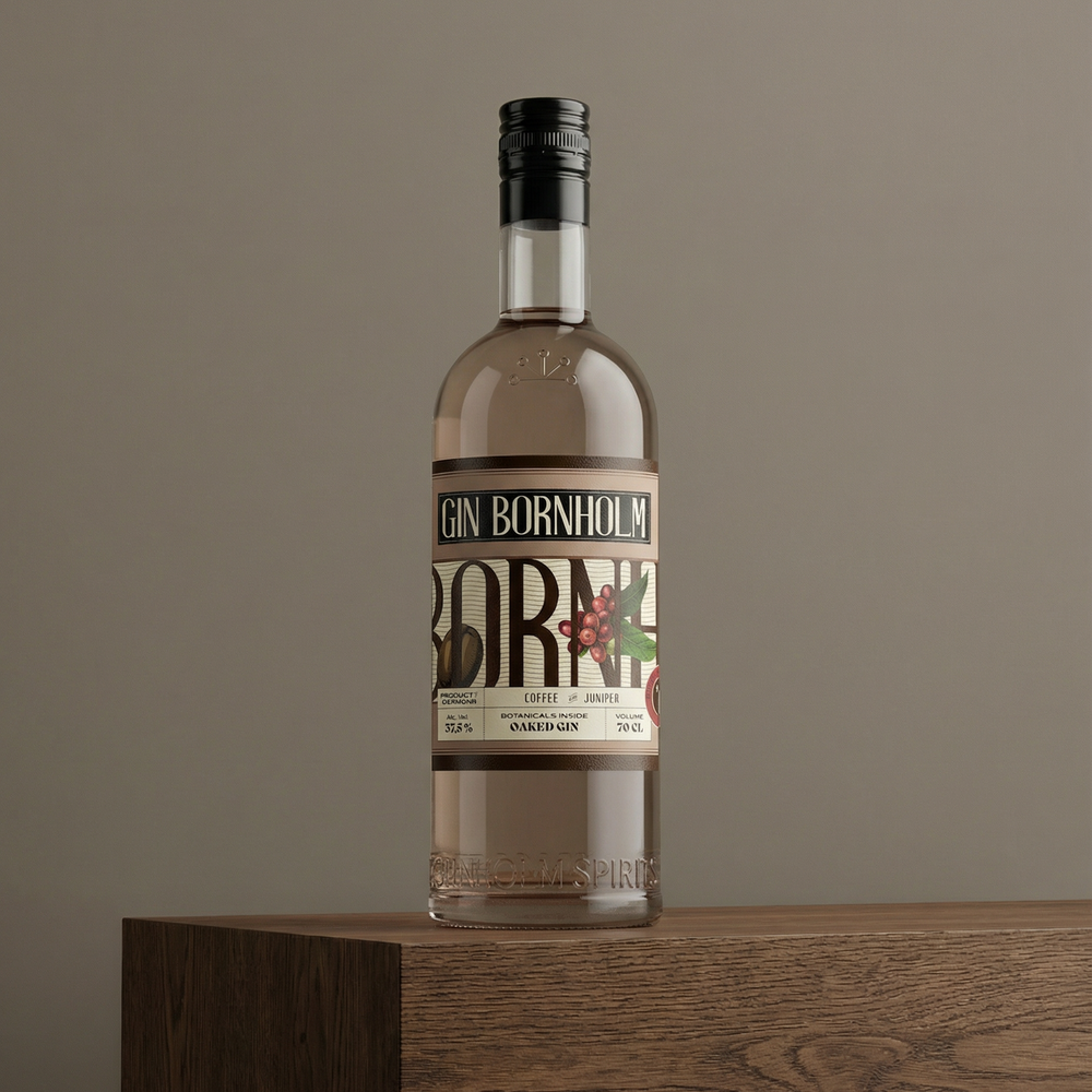 Gin Bornholm Oaked Coffee 70 cl – gin fra Bornholm Spirits