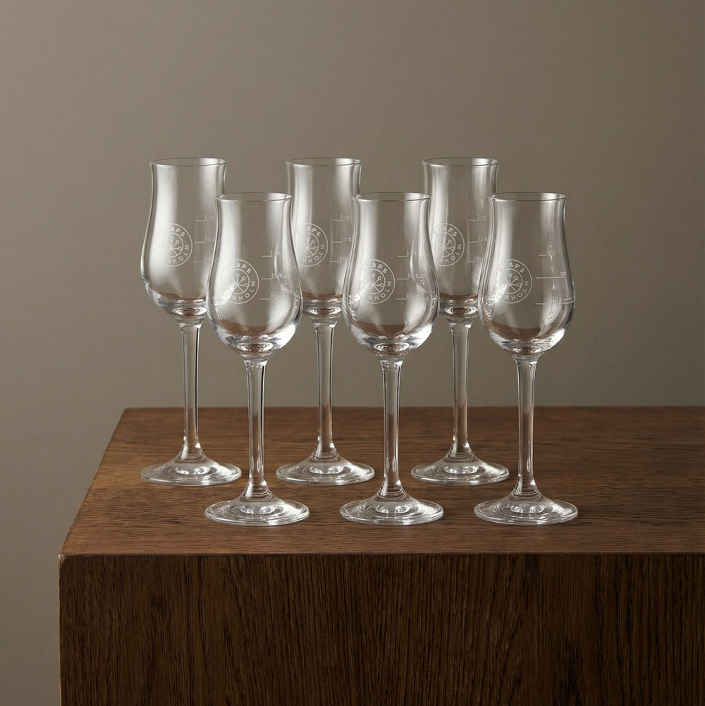Snaps Bornholm snapseglas, 6 stk. – fra Bornholm Spirits