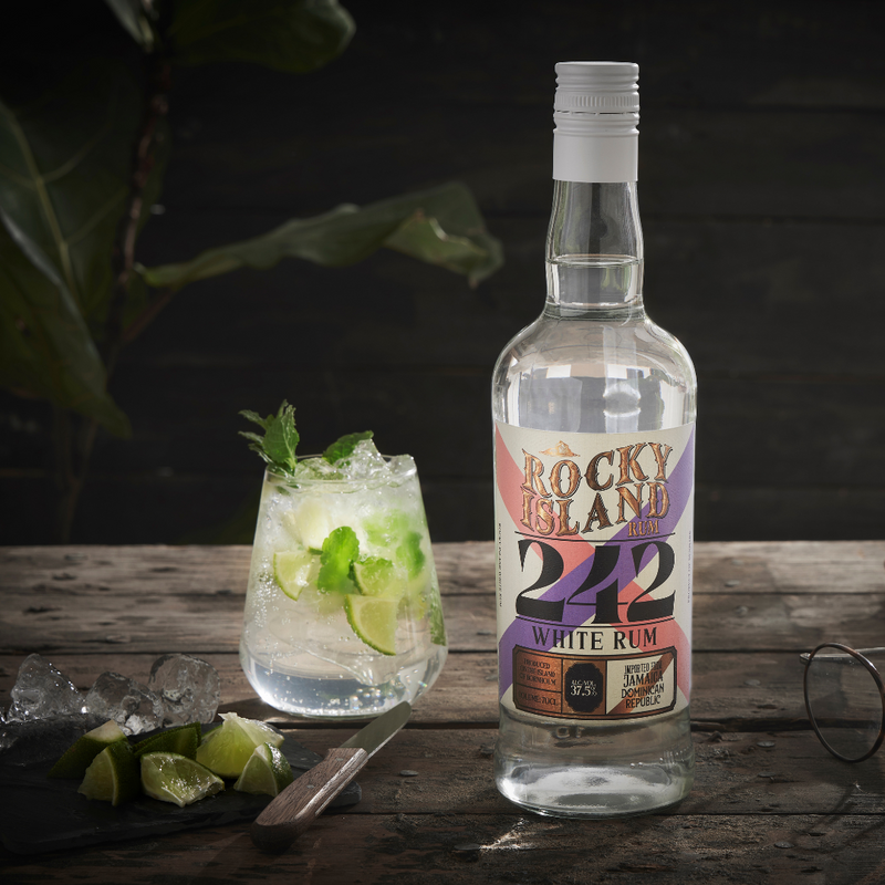 Rocky Island Rum 242 37,5% - 70 cl. - Bornholm Spirits