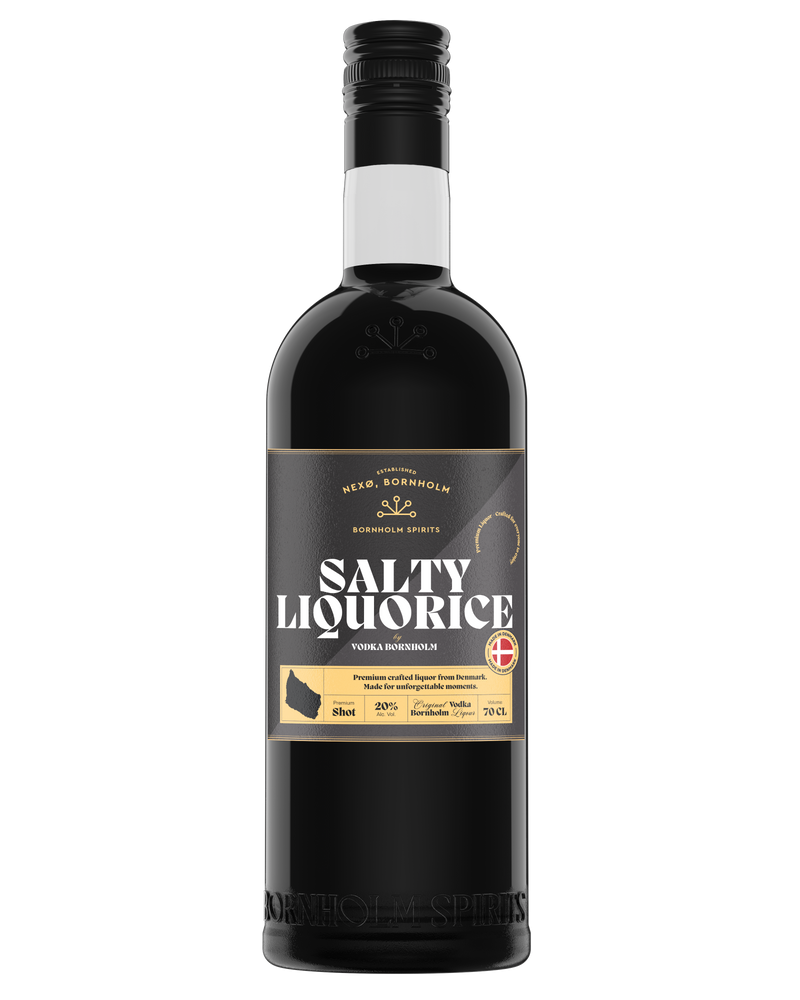 Shots by Vodka Bornholm - Salty Liquorice 20% - 70 cl