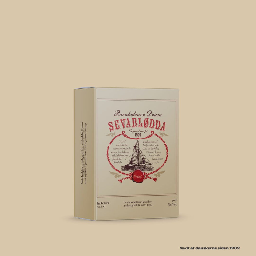 Bornholmer Dram SevaBlødda 3 pak 40% - 3x2cl - Bornholm Spirits
