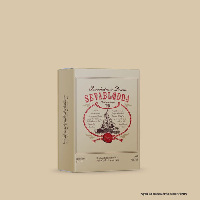Bornholmer Dram SevaBlødda 3 pak 40% - 3x2cl - Bornholm Spirits