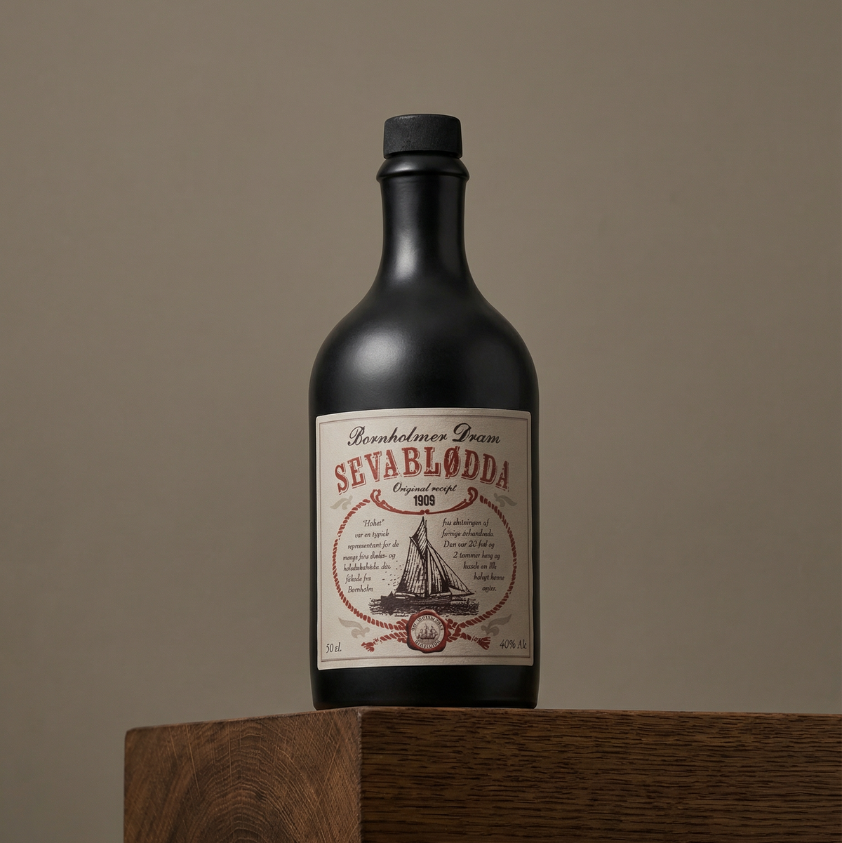 Bornholmer Dram SevaBlødda 50 cl – kirsebærdram fra Bornholm Spirits