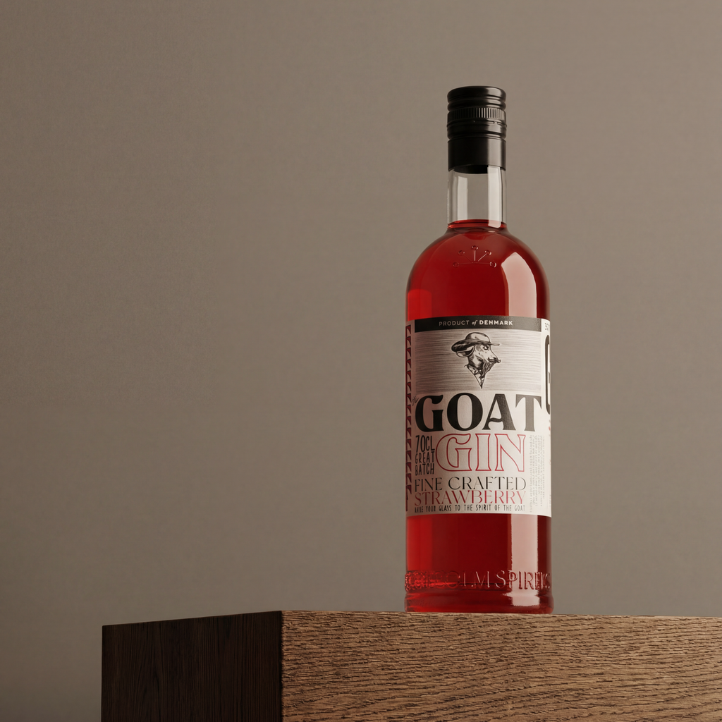GOAT Strawberry Gin 37,5% - 70 cl – Bornholm Spirits