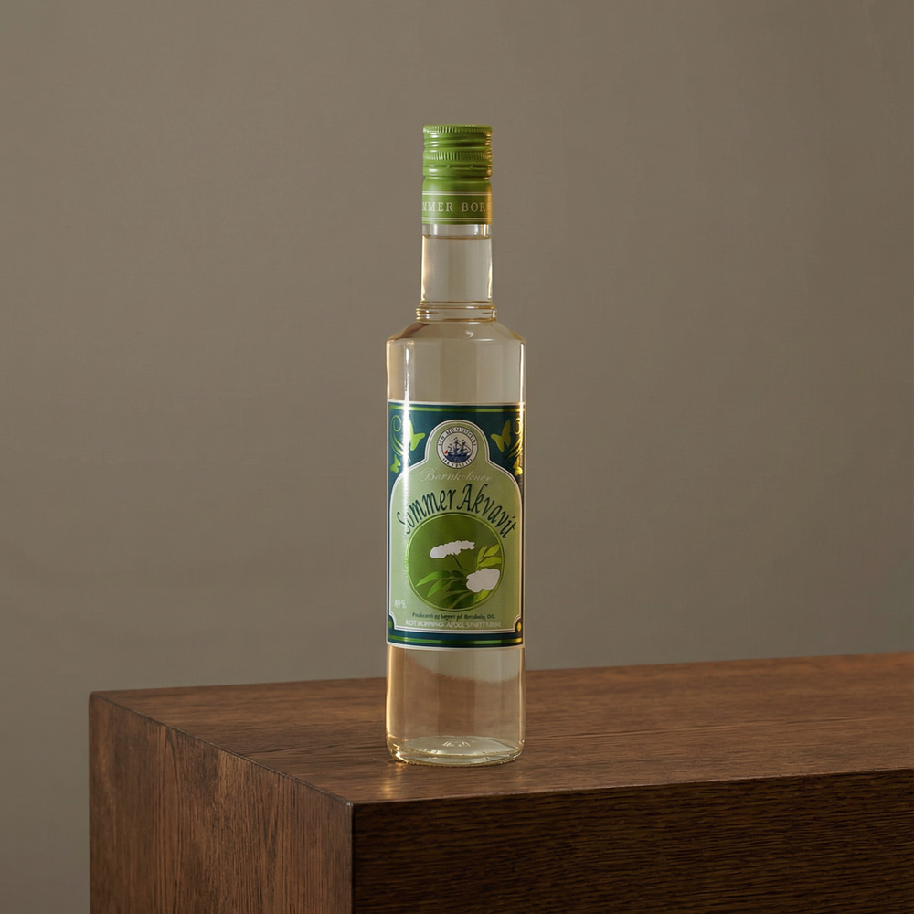 Bornholmer Sommer Akvavit 35 cl – akvavit med hyldeblomst fra Bornholm Spirits