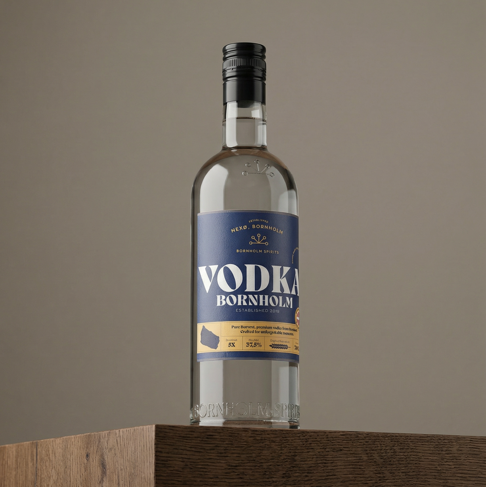 Vodka Bornholm 37,5 % 70 cl – vodka fra Bornholm Spirits