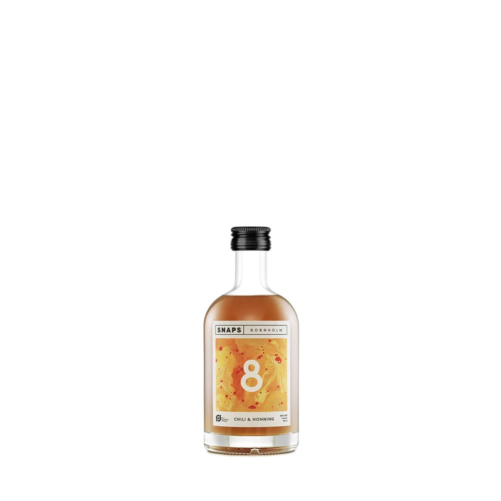 No. 8 Chili & Honning Snaps 40% - 5 cl - Bornholm Spirits
