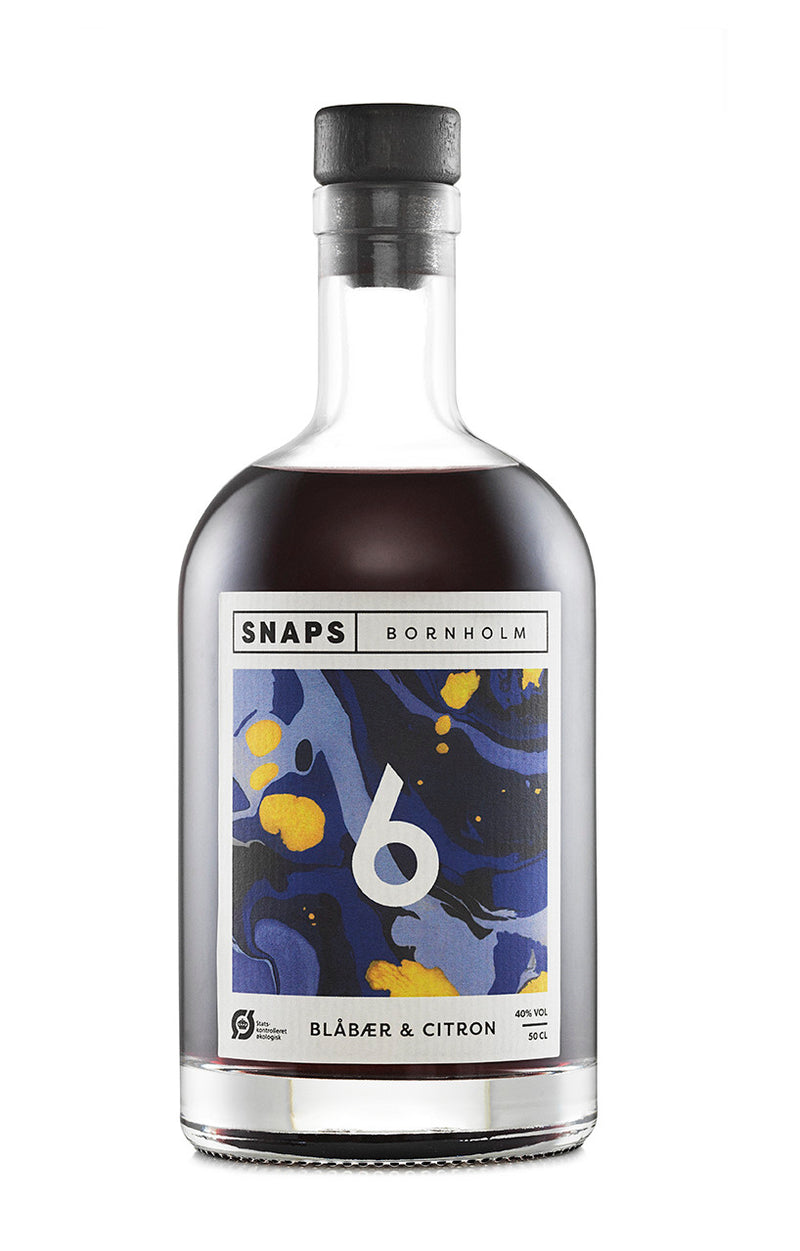 № 6 Blueberry &amp; Lemon Snaps 40% - 50 cl